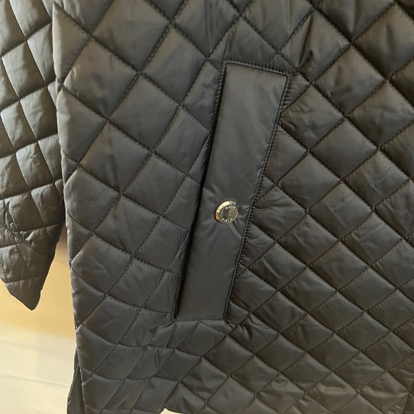 NWT Anne Klein Women's Ladies' Mid Weight Quilted Button Up Jacket, Black XL - Picture 6 of 15